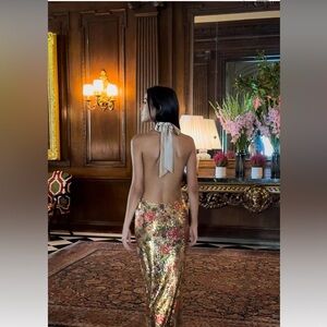 faitparfoutch Liana dress in Fluer Sequin.